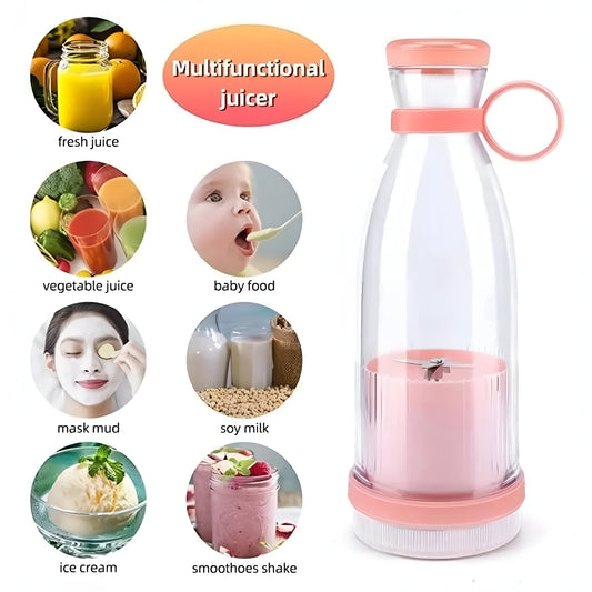 6-in-1 Portable Juicer Bottle – Fresh Drinks Anywhere