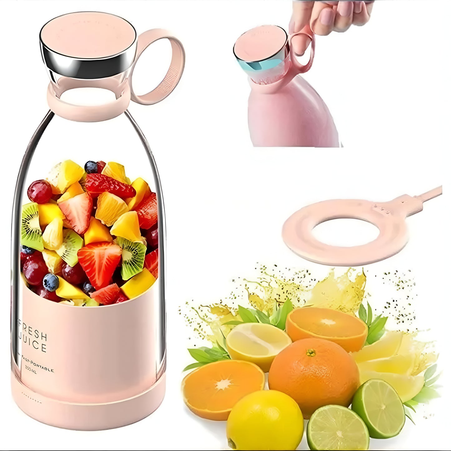 6-in-1 Portable Juicer Bottle – Fresh Drinks Anywhere